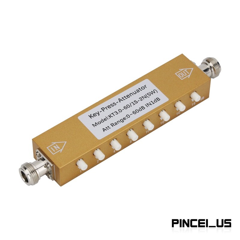 5WN -KK 0-60dB 0-3GHz RF 0-90dB Adjustable Attenuator Digital Step RF Attenuator