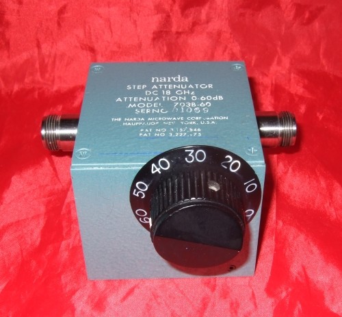 NARDA 703B-60 Step Attenuator for Parts or Repair