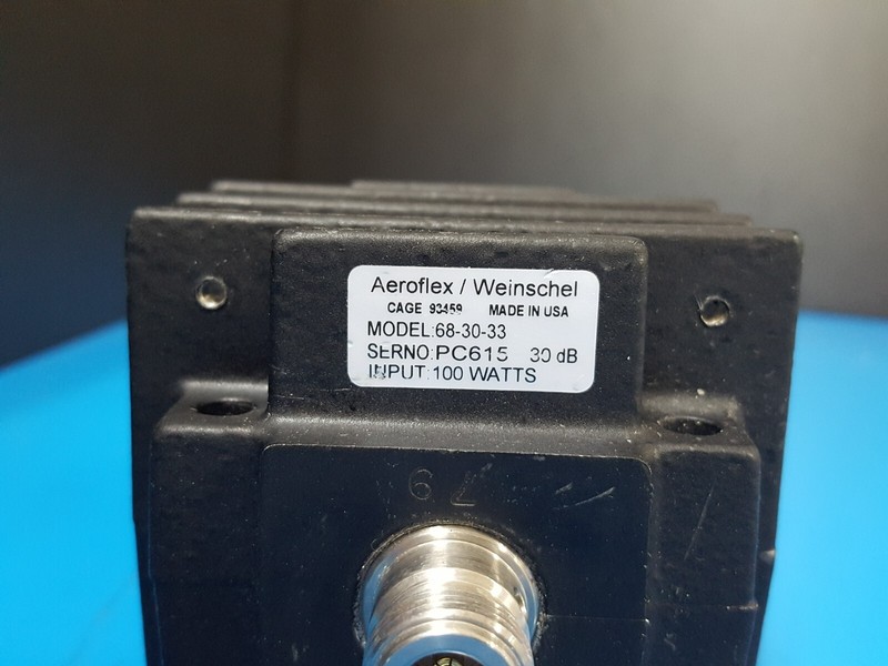 Aeroflex/Weinschel 68-30-33: High Power Fixed Coaxial Attenuator (C615) gallery