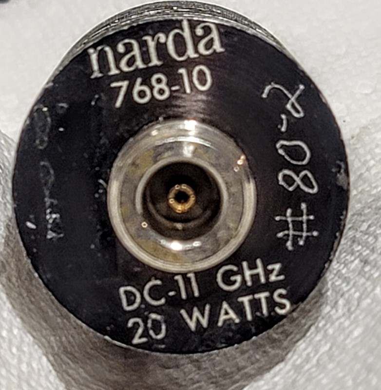Narda Coaxial Attenuator Model 768-10 gallery