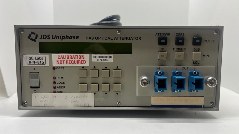 JDS Uniphase HA97E+18ASC1 HA9 Optical Programmable Attenuator gallery