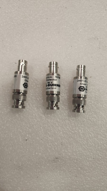 SUHNER 3401.01.0005 50 Ohm 90V BNC Over Voltage Protector Lot of 3