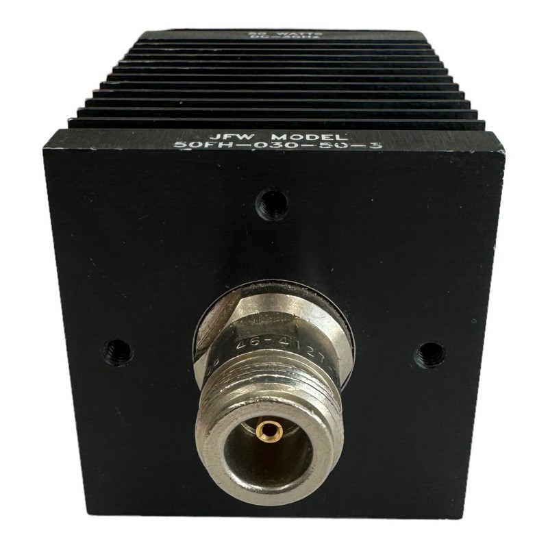 50FH-030-50-3 JFW Coaxial Attenuator 30db DC-3Ghz 50W N Type - 7/16 gallery