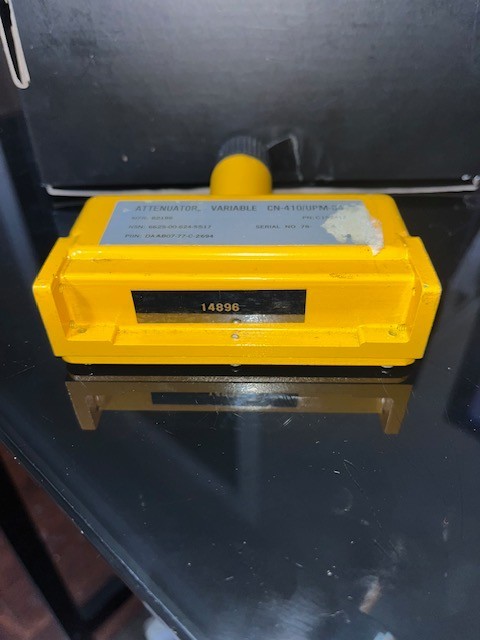 CN‑410/UPM‑84 KA‑Band Variable Attenuator, 26GHz–40 GHz, 0–20 dB, WR-28 gallery