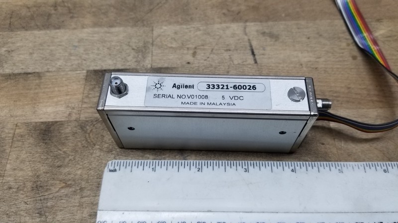 Agilent HP 33321-60026 DC-3GHz 70dB 5V Programmable Step Attenuator #3 gallery