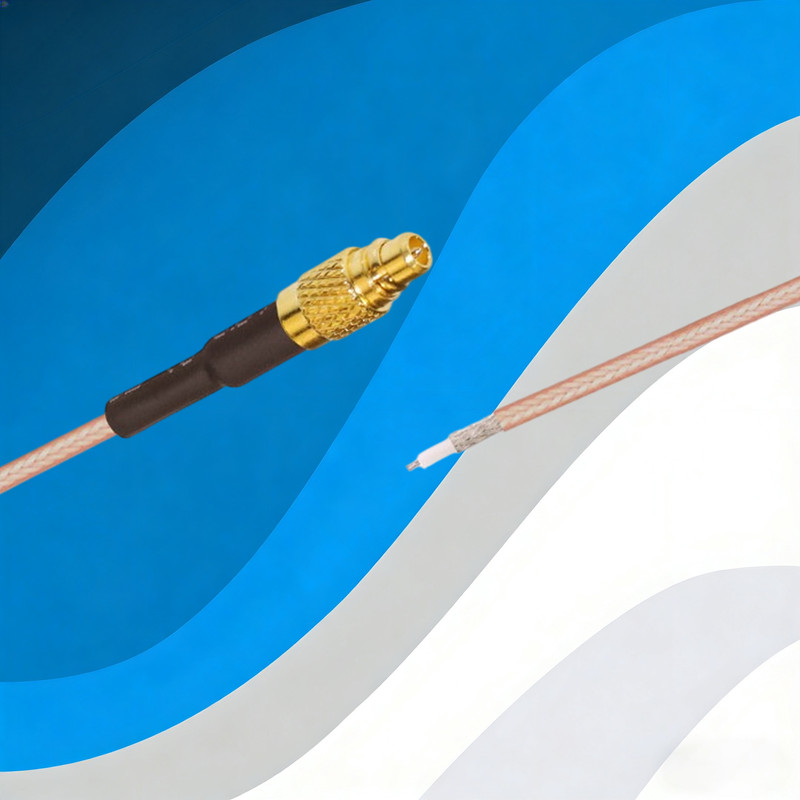 RG316 RF Jumper Cable MMCX Male-Female, PCB Solder Type Coaxial Extension Cord gallery