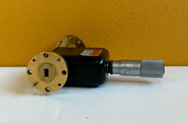 Hughes 45732H-1200 (WR-22) 33 to 50 GHz, Waveguide Level Set Attenuator. Tested! gallery
