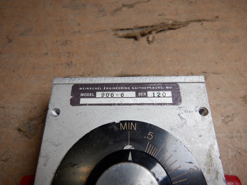 WEINSCHEL ENGINEERING MODEL 906-6 ATTENUATOR gallery