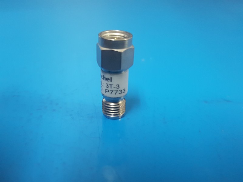 Weinschel 3T-3: Coaxial RF Attenuator 2 W, DC-12.4 GHz (P7733) gallery