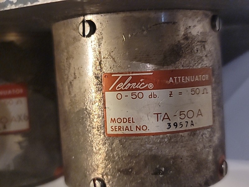 Vintage TELONIC ROTARY TB-50A And TA-50AX6 Step Attenuator gallery