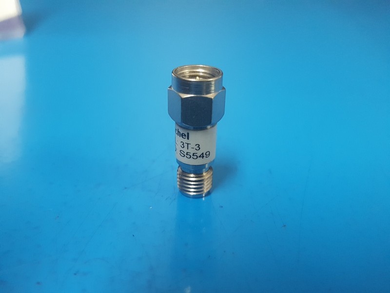 Weinschel 3T-3: Coaxial RF Attenuator 2 W, DC-12.4 GHz (S5549) gallery