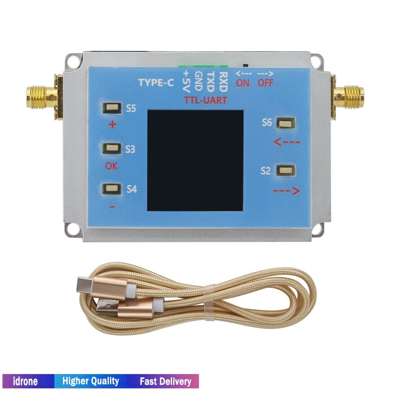 ATT-6000V3.0 90dB DC-3GHz Programmable RF Attenuator 0.25dB Step w/ 1.3″ OLED