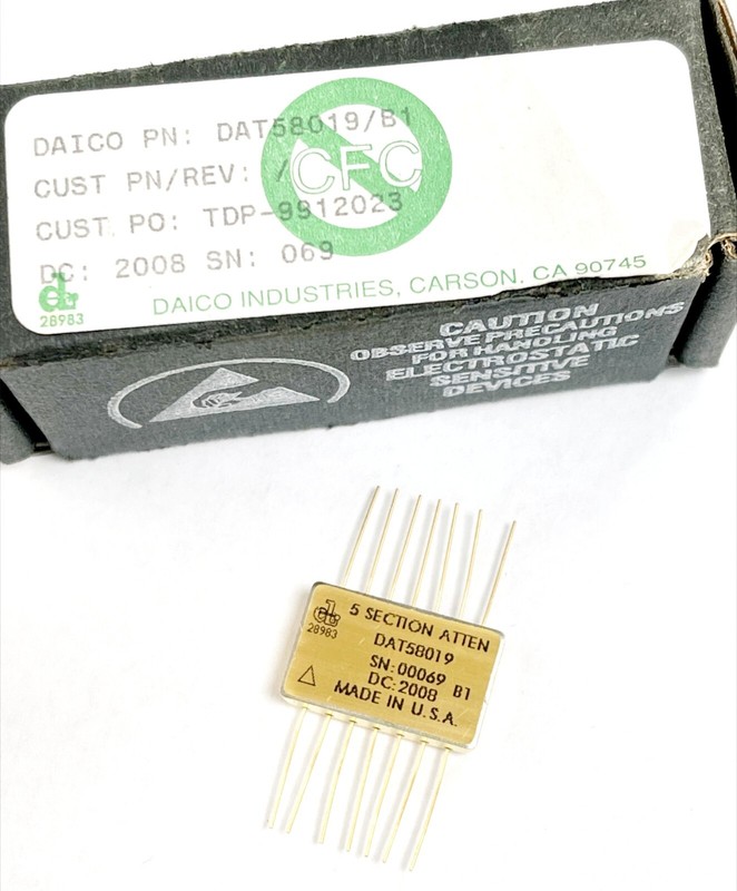 DAICO DAT58019 GaAs 5 Section Attenuator 10-1000MHz New Original gallery