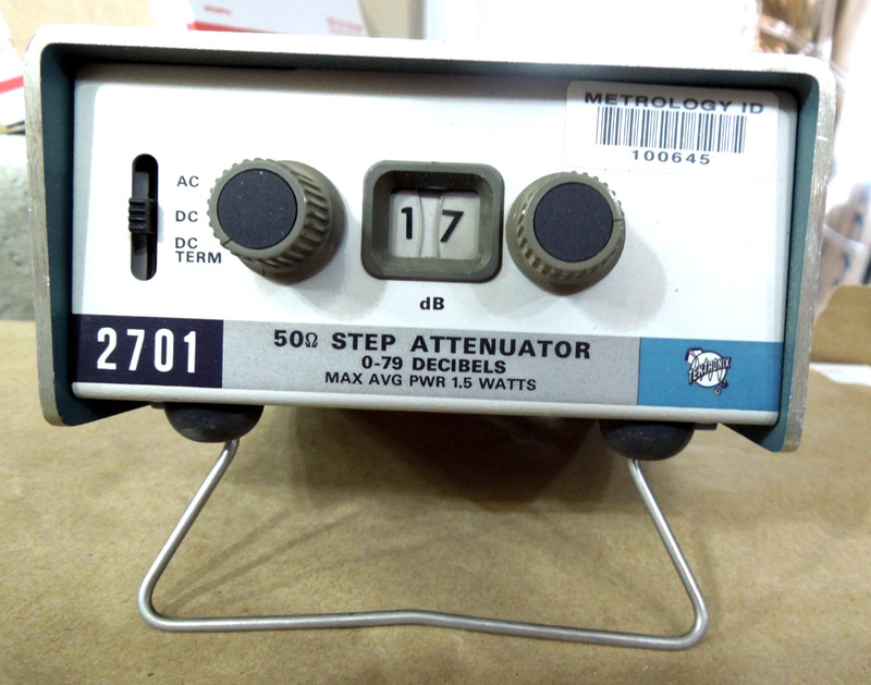 Tektronix 2701 Bench Step Attenuator 0-79 dB, DC-1.5 GHz, NICE Tested