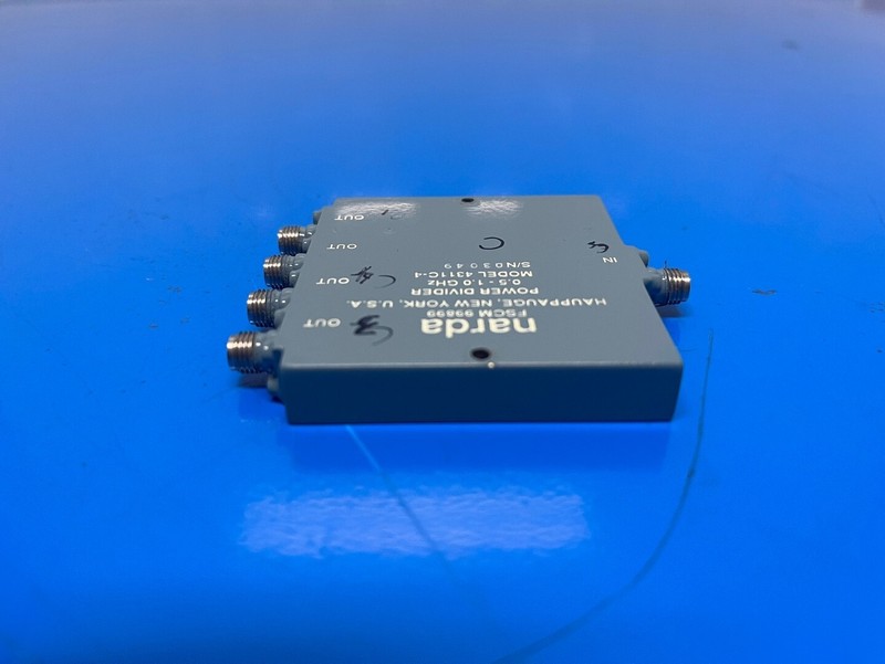 Narda 4311C-4 : Power Divider, 4-way, 0.5 to 1.0 GHz, SMA(f), 30 Watt (3049) gallery