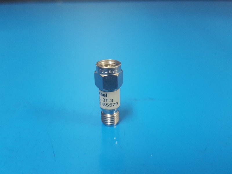 Weinschel 3T-3: Coaxial RF Attenuator 2 W, DC-12.4 GHz (S5579) gallery