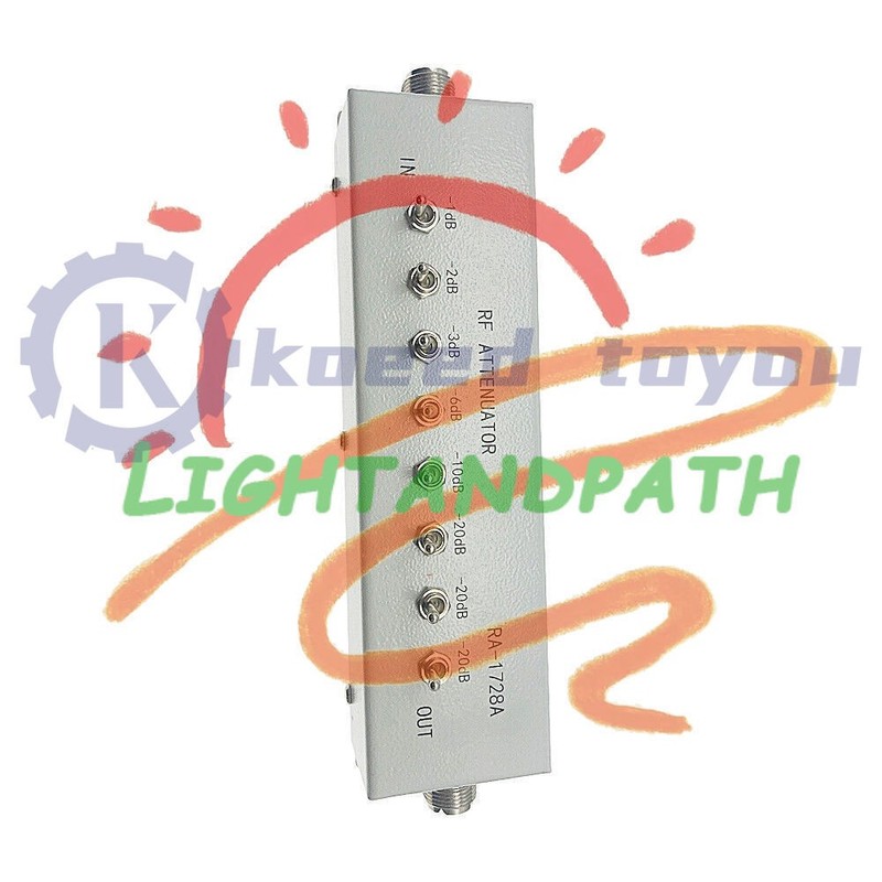 1Pcs New 0 - 82DB VARIABLE/ STEP ATTENUATOR 50 OHM for Radio Transmitter~ gallery