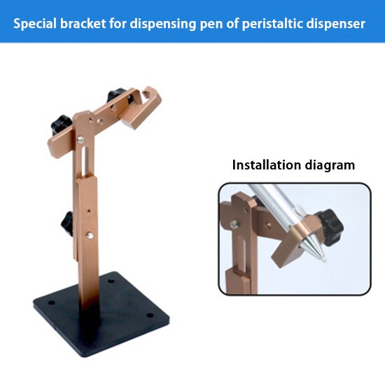 1 Pc. New Dispensing Pen Bracket Rolling Axle For MT-410 Peristaltic Dispenser