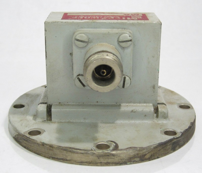 Microwave Associates Vintage Waveguide Adaptor MA 735 124 Surplus Used