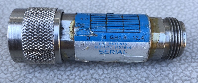 HP 8491A 6dB Attenuator DC-12.4GHz N Type gallery