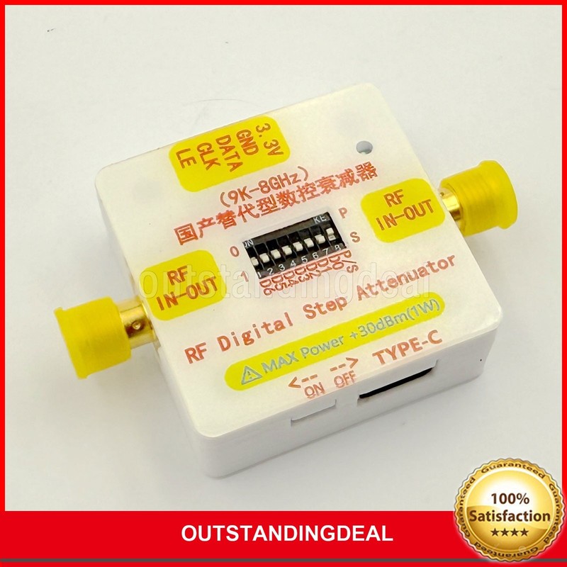 9kHz-8GHz Digital Programmable RF Adjustable Attenuator w/ SMA Female Connector gallery