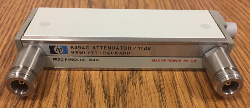 HP 8494G Programmable Step Attenuator, DC to 4 GHz, 0 to 11dB gallery