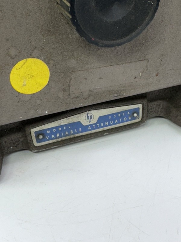 Vintage HP MODEL X382A VARIABLE ATTENUATOR Waveguide gallery