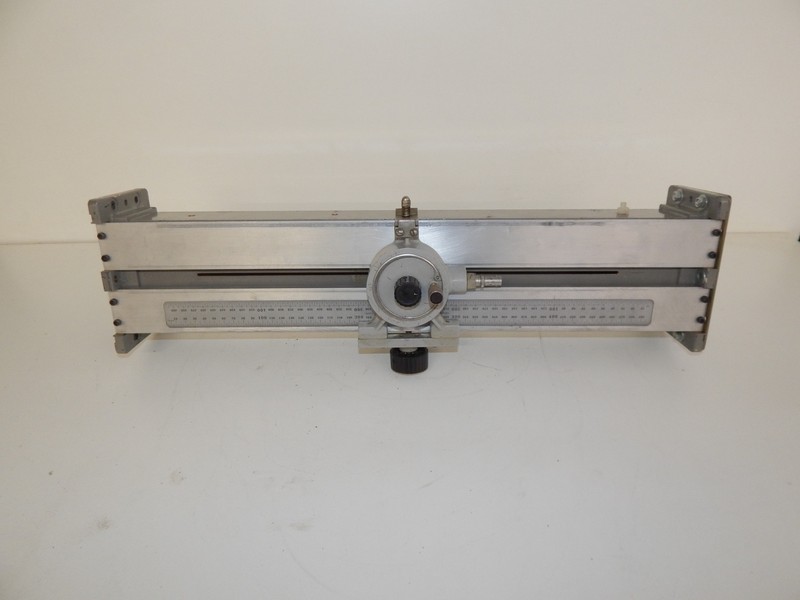 *LL* STARRETT C635 RULER MOUNTED ON 24" MICROWAVE ATTENUATOR (DZH86)