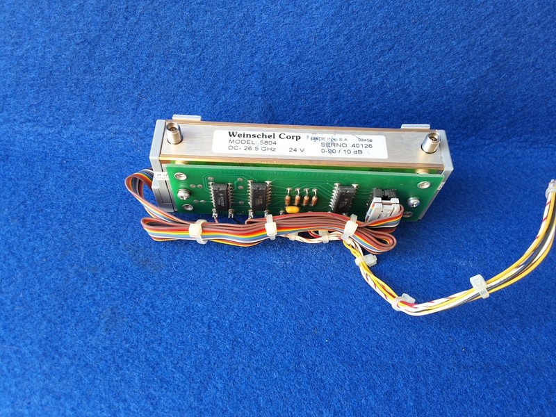 Weinschel Corp. Attenuator Model: 5804 DC-26.5GHz 24V w/ Driver 101BA379. gallery