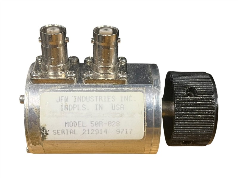 JFW Industries Inc 50R-028 Manual Single Rotary RF Attenuator Coaxial gallery