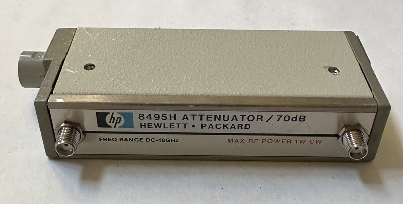 HP / Agilent 8495H 18GHz 70dB Attenuator Opt.001