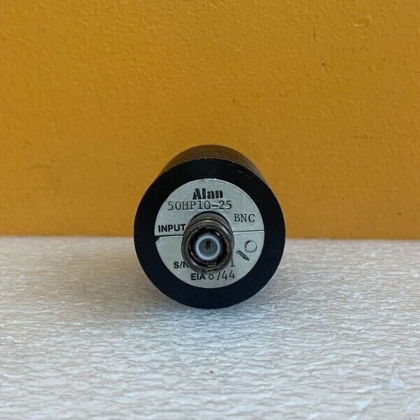 Alan 50HP-10-25 DC to 2 GHz, 10 dB, BNC (M-F) Fixed Coaxial Attenuator. Tested!