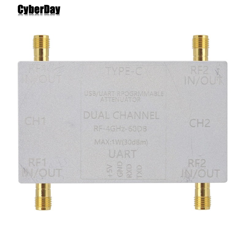 RF-4GHz-60DB Programmable Attenuator RF Attenuator (Main Unit + Cable) for PC gallery