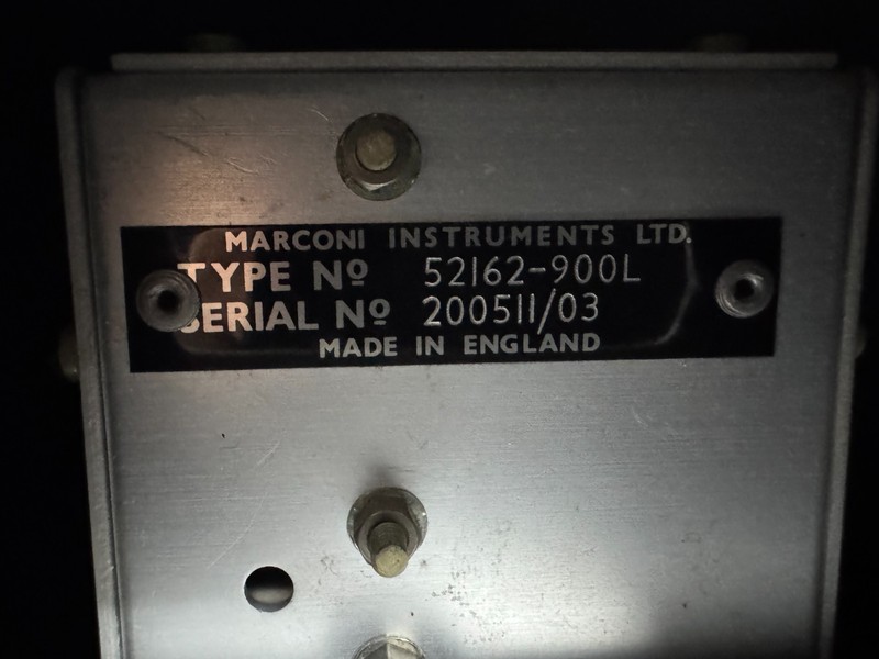 Vintage Marconi TF2162 (52162-900L) MF Attenuator (DC-1Mc/s) gallery