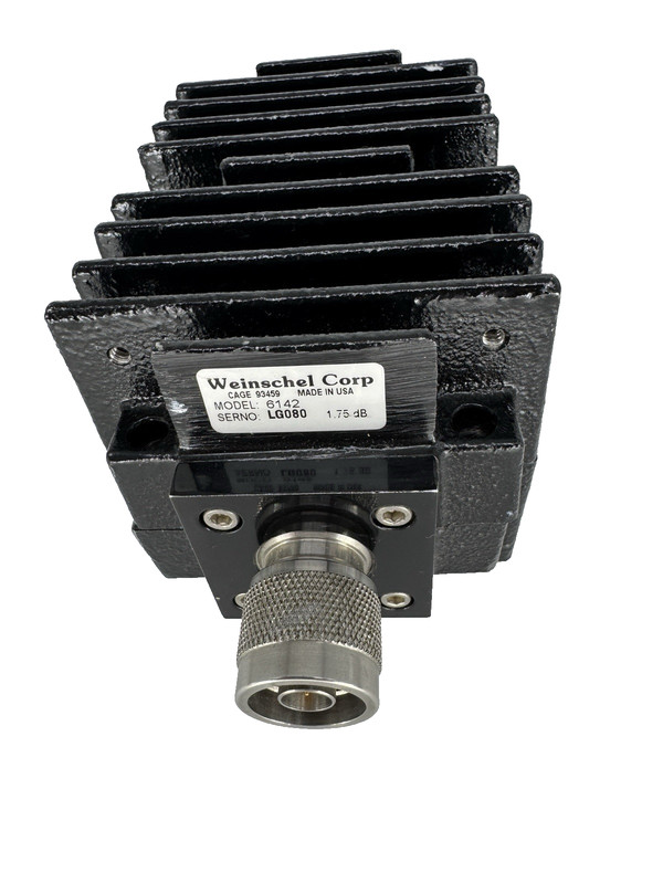 Weinschel Corp RF Attenuator Model 6142 – 1.75 dB – N-Type Connector gallery