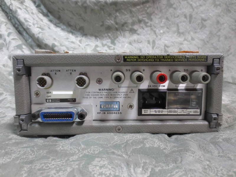 HP 11713A Attenuator Switch Driver Tested Working Power Cable Included gallery