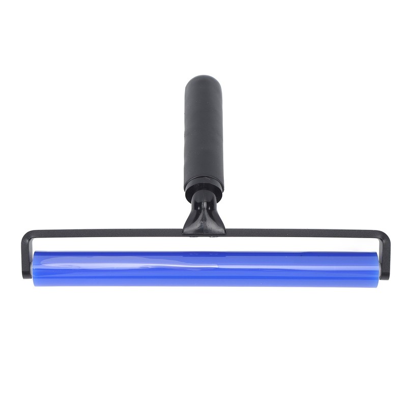 Static Roller Dust Removal Roller Super Sticky Blue Silicone Manual Roller For gallery