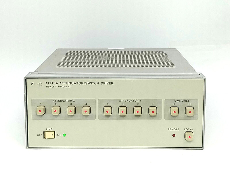 HP (Agilent) 11713A Attenuator / Switch Driver (S/N: 2223A01754) Clean & Tested