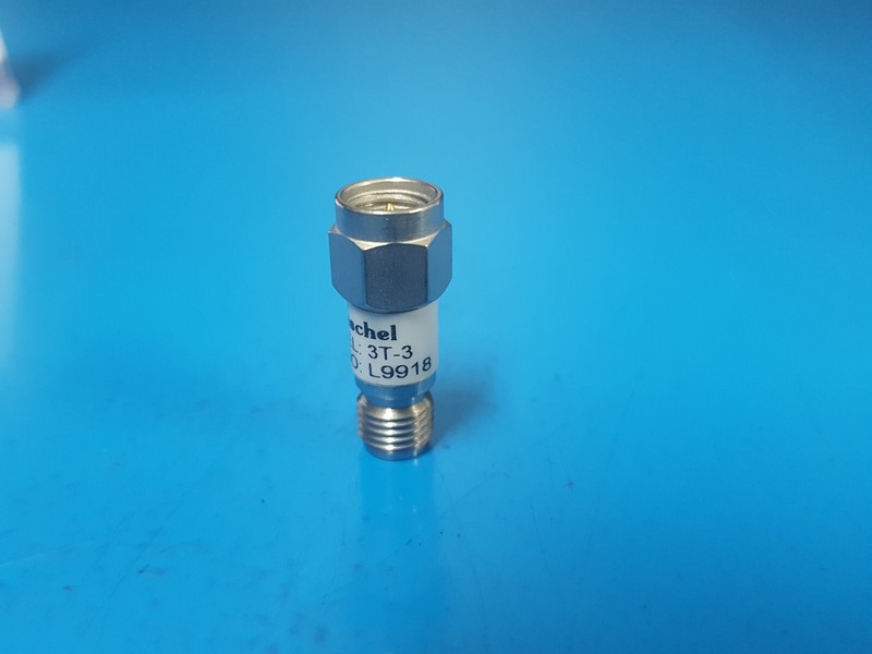 Weinschel 3T-3: Coaxial RF Attenuator 2 W, DC-12.4 GHz (L9918) gallery