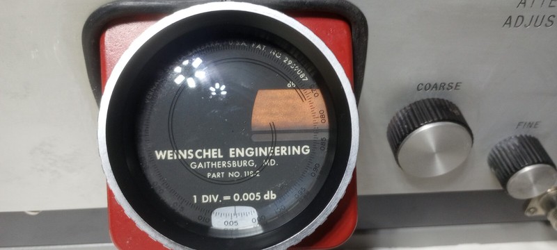Working Weinschel Engineering PA-2 Precision 30 MHz RF Attenuator gallery
