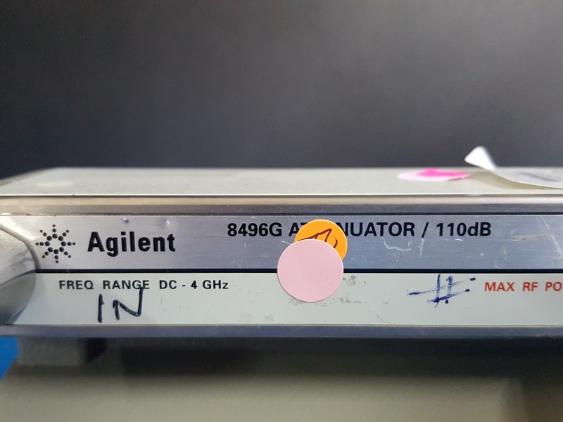 Agilent 8496G: Programmable Step Attenuator, 4 GHz, 110dB, W/Opt. 001 (4212) gallery