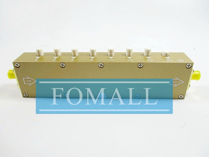 1PC RF Coaxial Adjustable Step 1db Attenuator SMA connector DC-2.5GHz 5W 0~90dB gallery