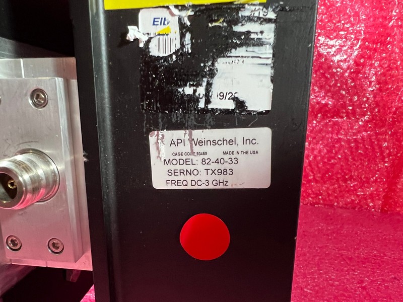 Aeroflex Weinschel 82-40-33 High Power Fixed Coaxial Attenuator gallery