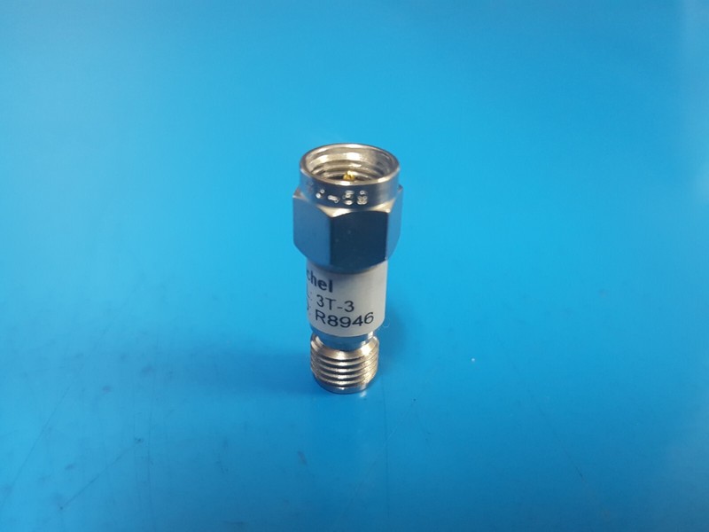 Weinschel 3T-3: Coaxial RF Attenuator 2 W, DC-12.4 GHz (R8946) gallery