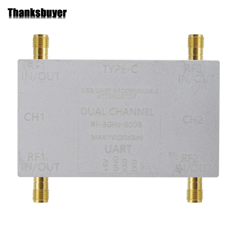 RF-8GHz-60DB Programmable Attenuator + Type-C Cable + Offline Main Control Board gallery