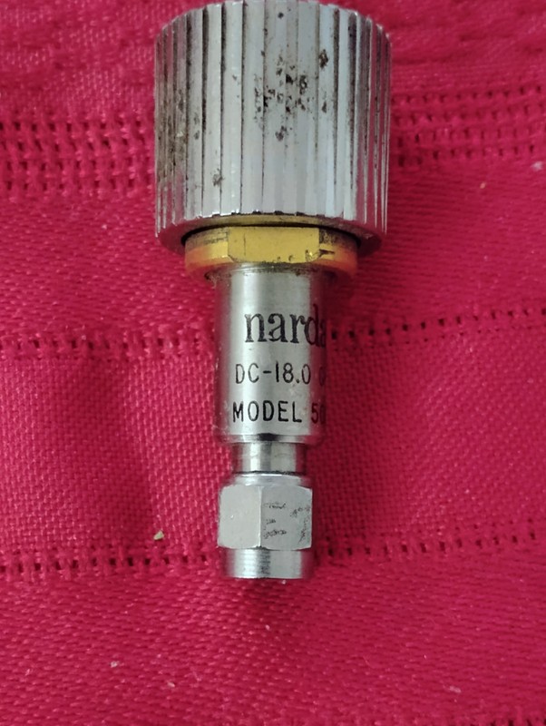 Narda model 5068 Coaxial Adpater, 7mm female to SMA-7 female. DC - 18 GHz gallery