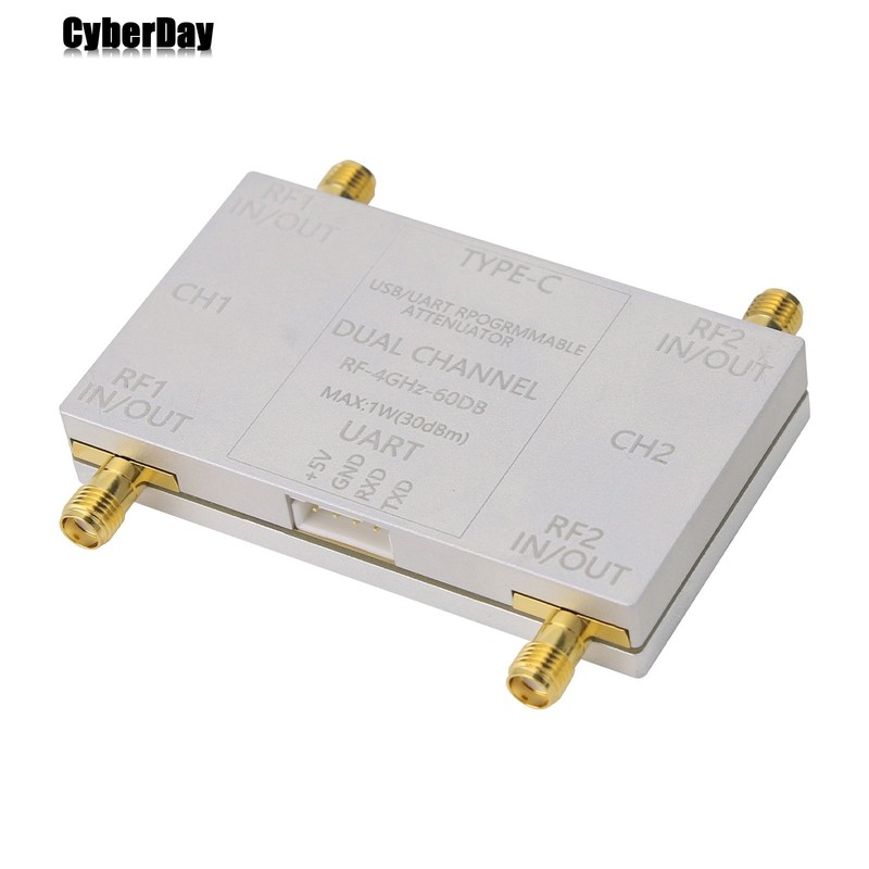 RF-4GHz-60DB Programmable Attenuator RF Attenuator (Main Unit + Cable) for PC gallery