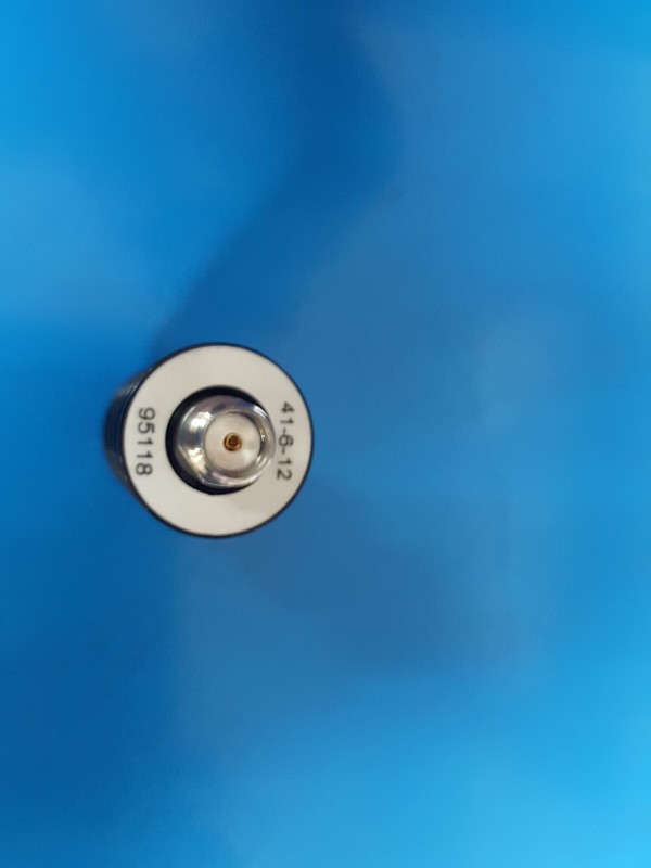 Aeroflex/Weinschel 41-6-12: Fixed Coaxial Attenuator, 18GHz, 10W, 6dB (5118) gallery