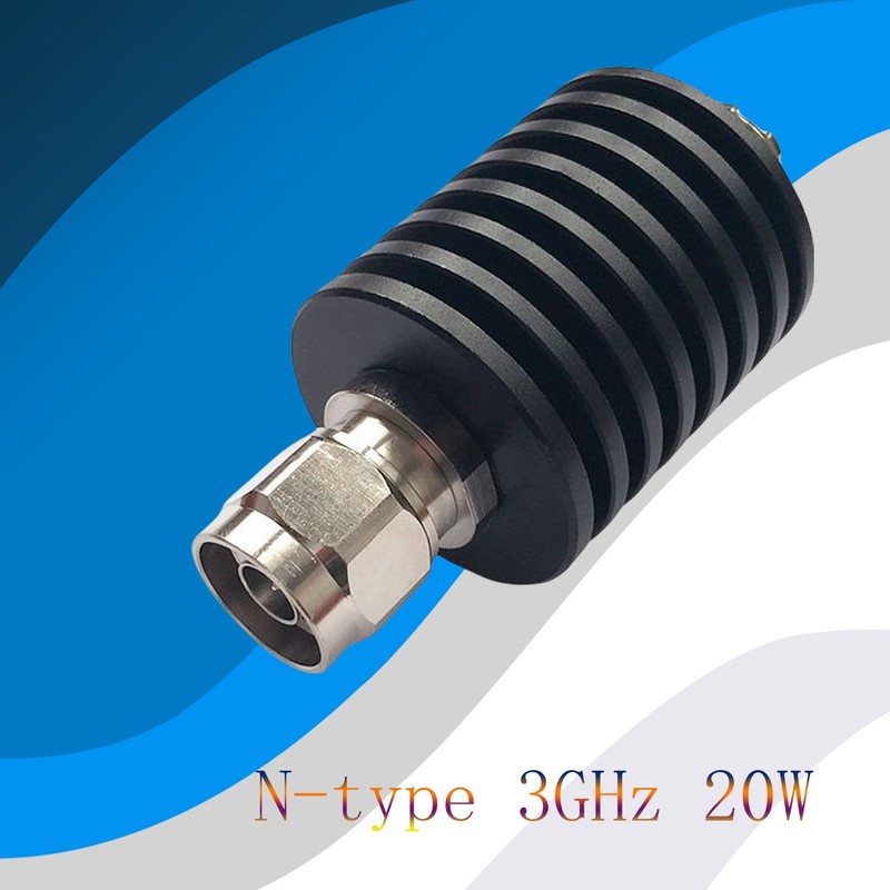 20W N Type Fixed RF Attenuator DC3GHz 50Ohm Coaxial Signal Attenuation Connector gallery