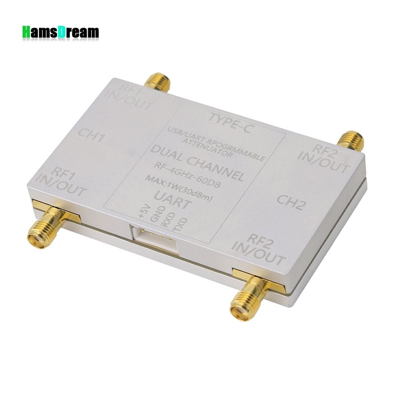 RF-4GHz-60DB Programmable Attenuator RF Attenuator (Main Unit + Cable) for PC gallery